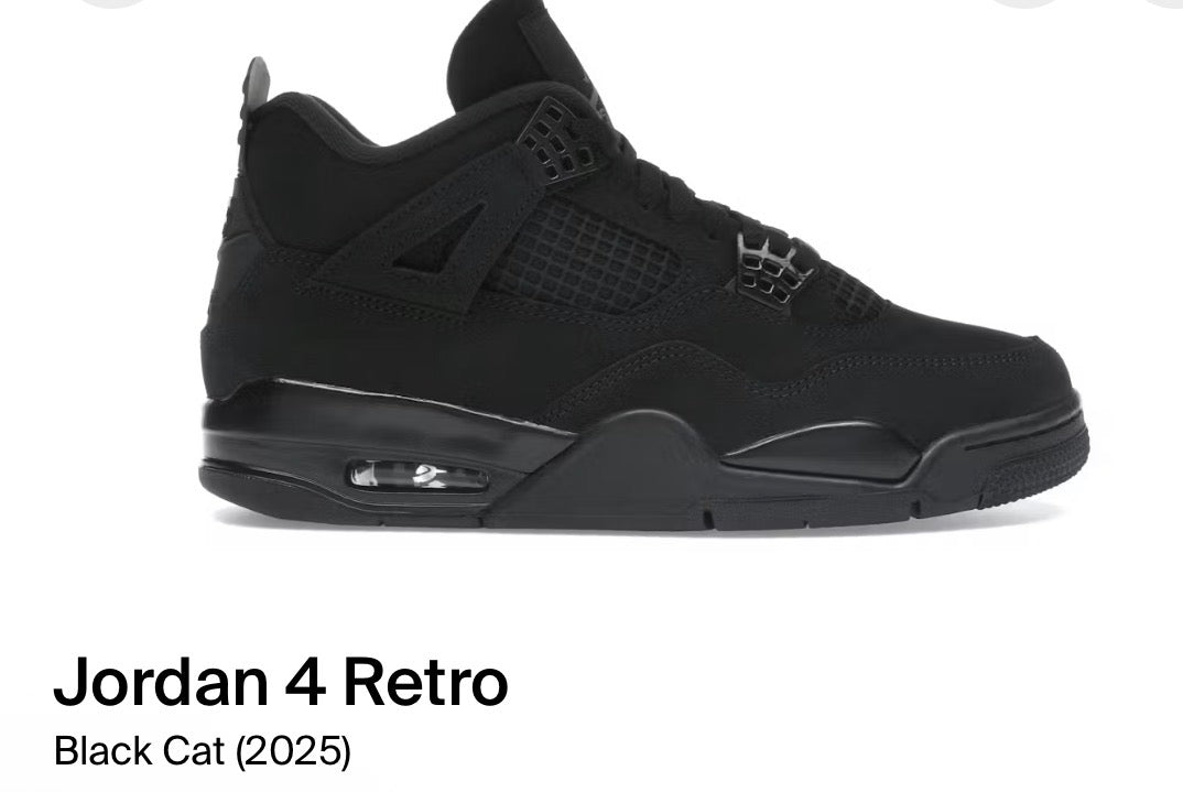Jordan 4 Retro black cat (2025)