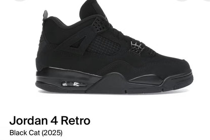 Jordan 4 Retro black cat (2025)