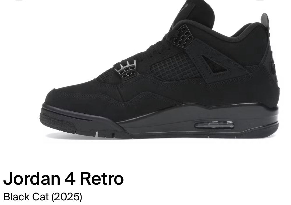 Jordan 4 Retro black cat (2025)
