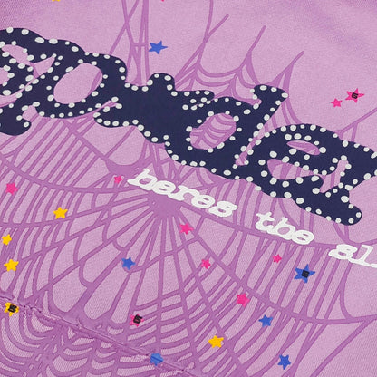 SP5DER ACAI HOODIE PURPLE