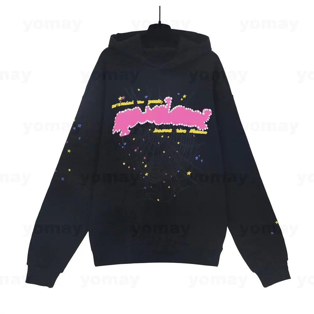 Hoodie Mens Womens Pink Black Fashion Designers Hoodies Pants Suits Sets Classic T Shirts Tees Clothes Sweatshirts T Shirt